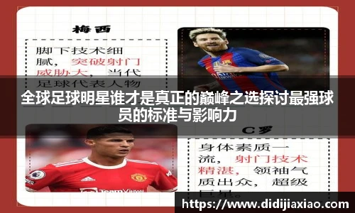 全球足球明星谁才是真正的巅峰之选探讨最强球员的标准与影响力